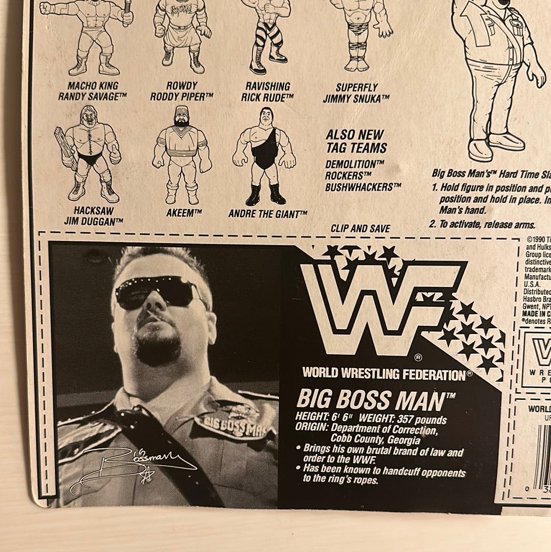 Big Boss Man Series 1 WWF Hasbro