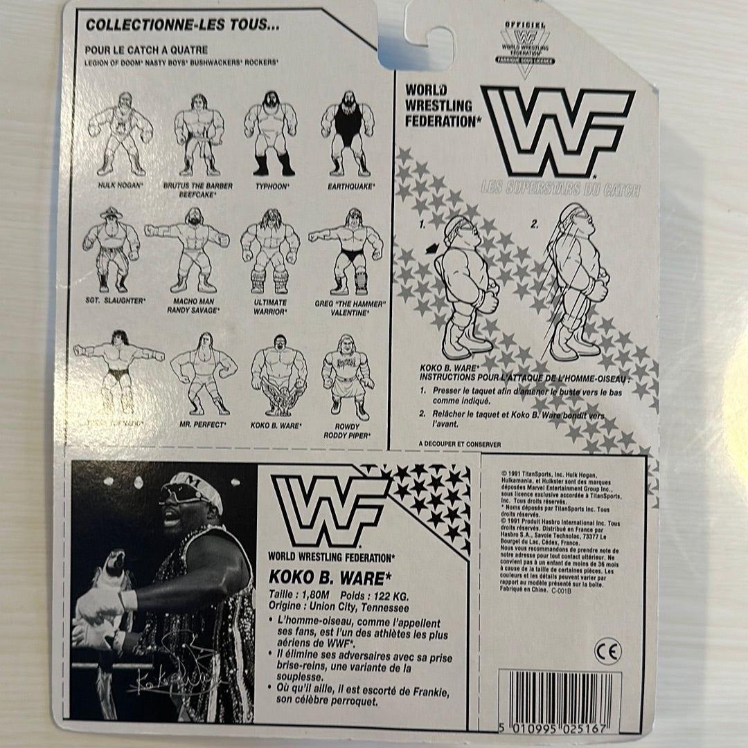 Koko B Ware Series 3 WWF Hasbro