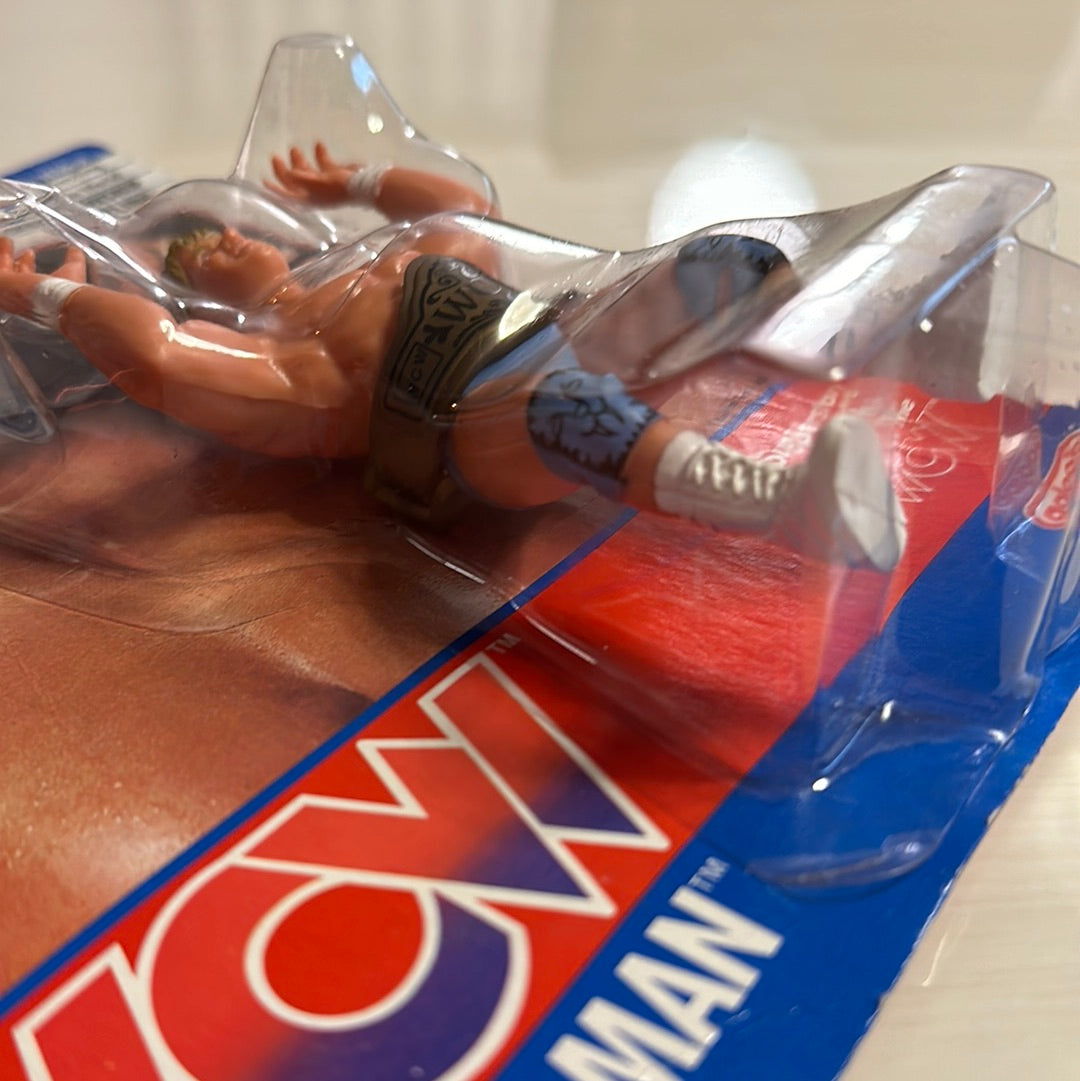Brian Pillman WCW Galoob Blue Trunks UK Exclusive