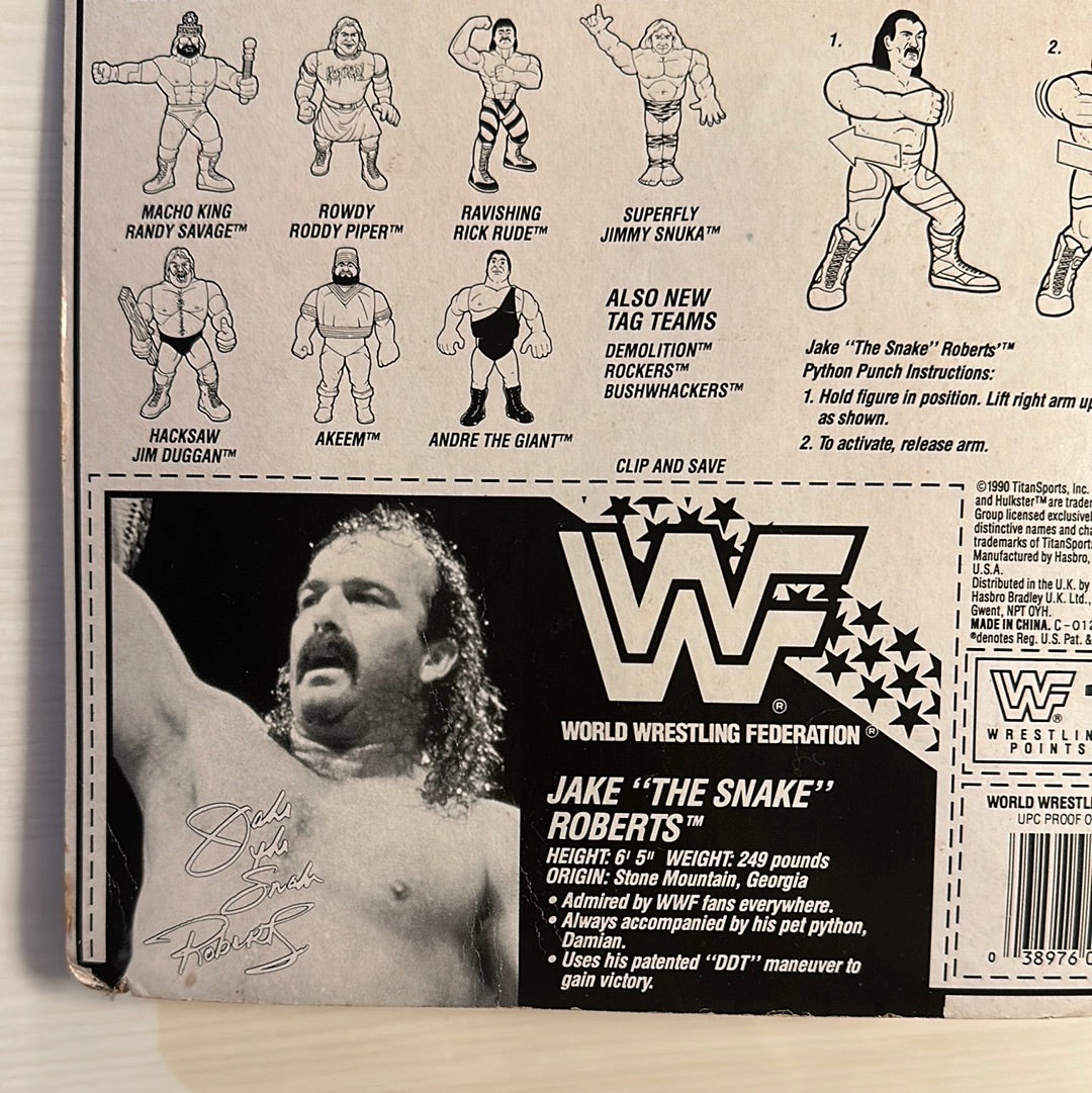 Jake the Snake Roberts Series 1 WWF Hasbro
