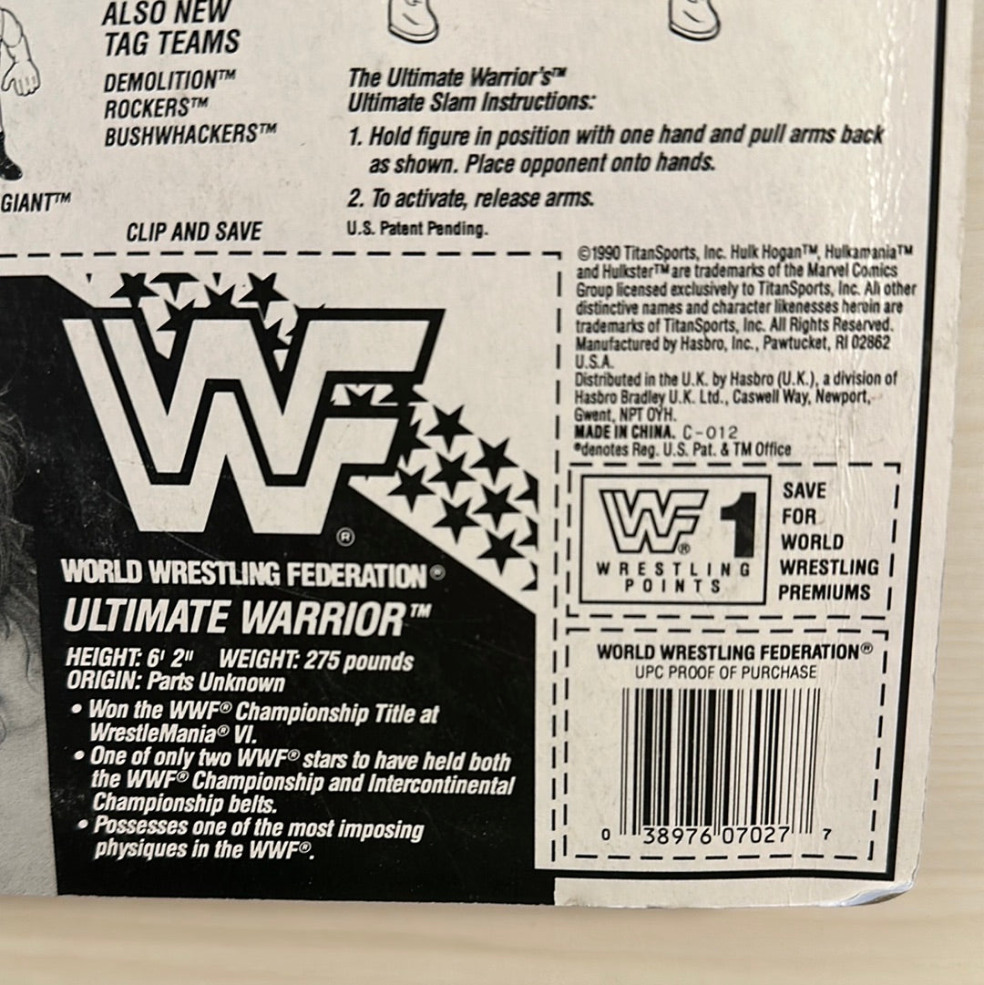 Ultimate Warrior Series 2 WWF Hasbro
