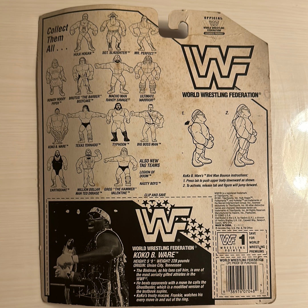Koko B Ware Series 3 WWF Hasbro