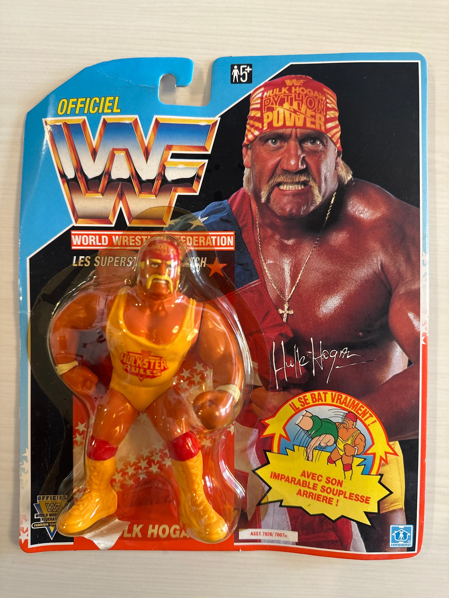 Hulk Hogan Series 3 WWF Hasbro
