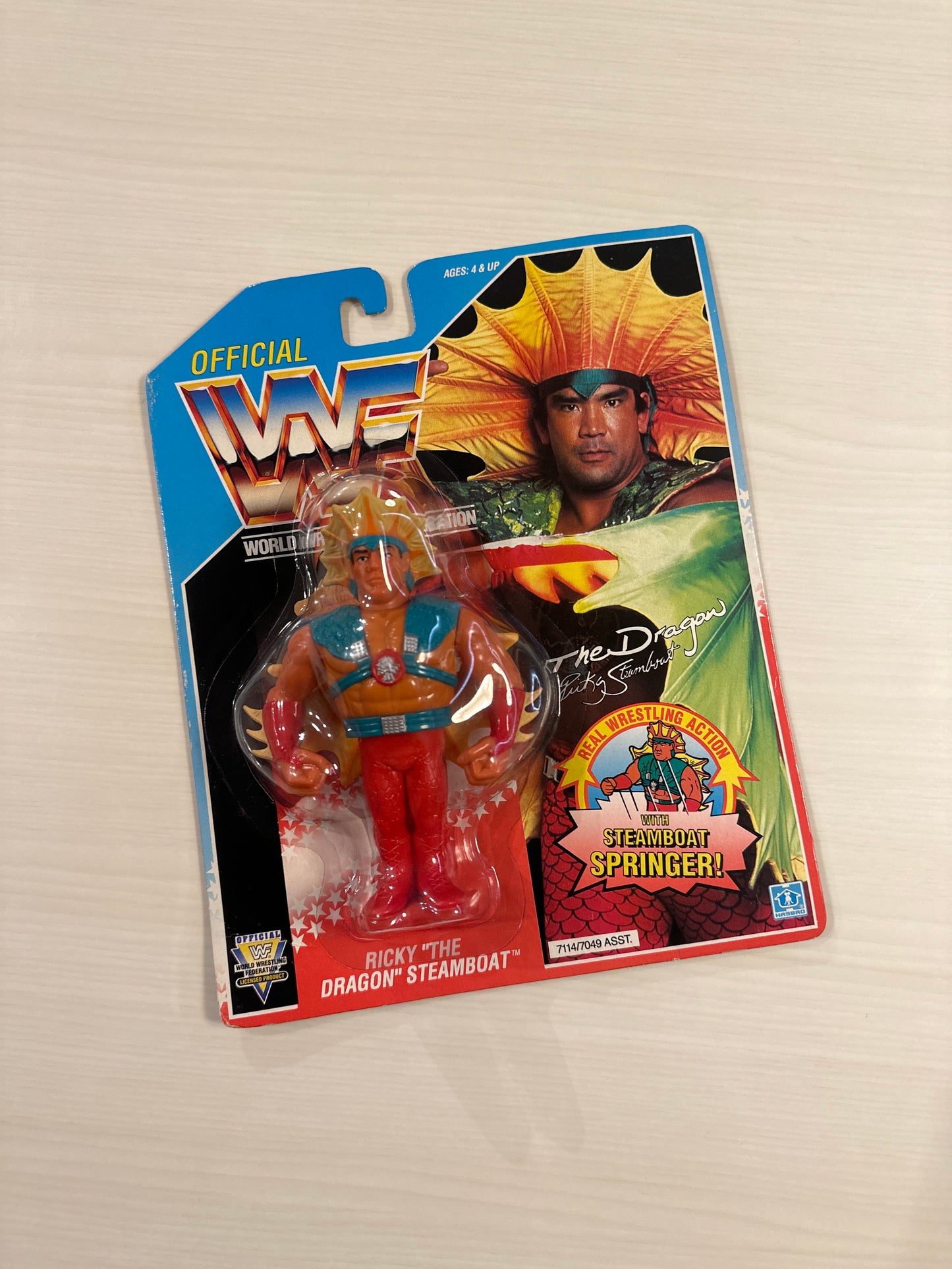 Ricky the Dragon Steamboat Series 4 WWF Hasbro