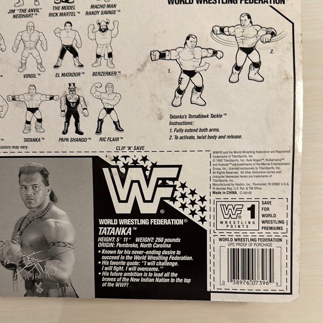 Tatanka Series 6 WWF Hasbro