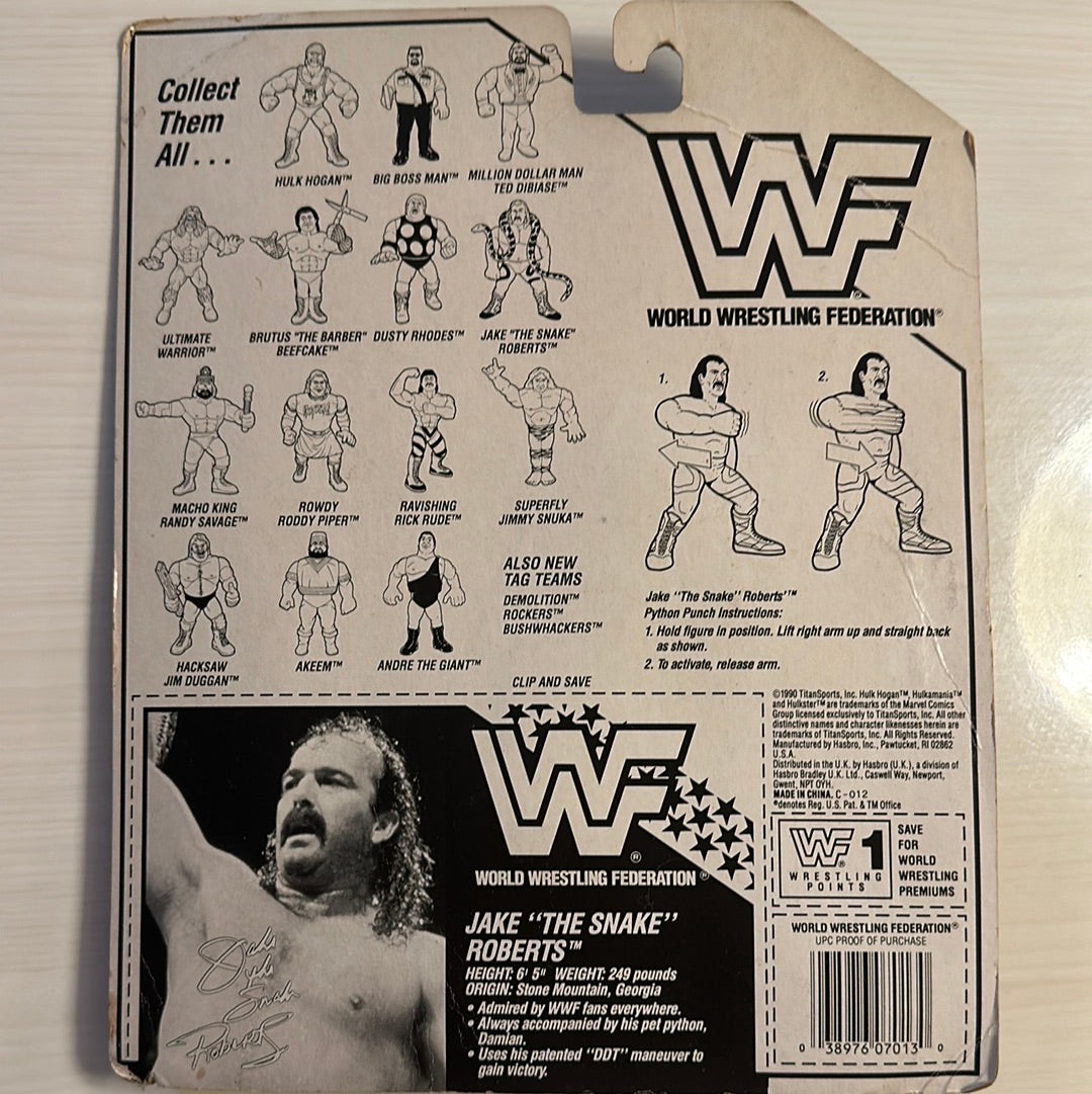 Jake the Snake Roberts Series 1 WWF Hasbro