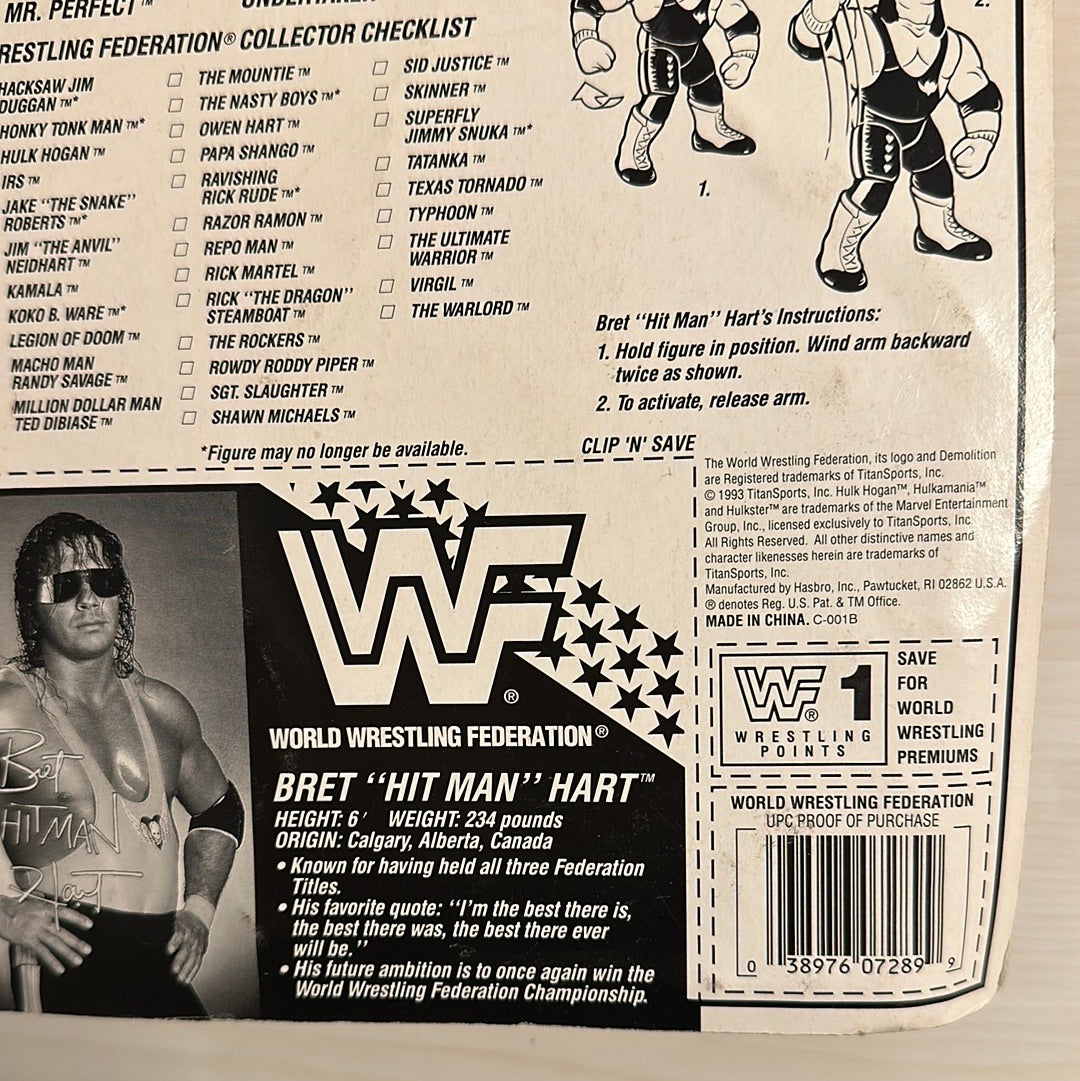 Bret the Hitman Hart Series 8 WWF Hasbro
