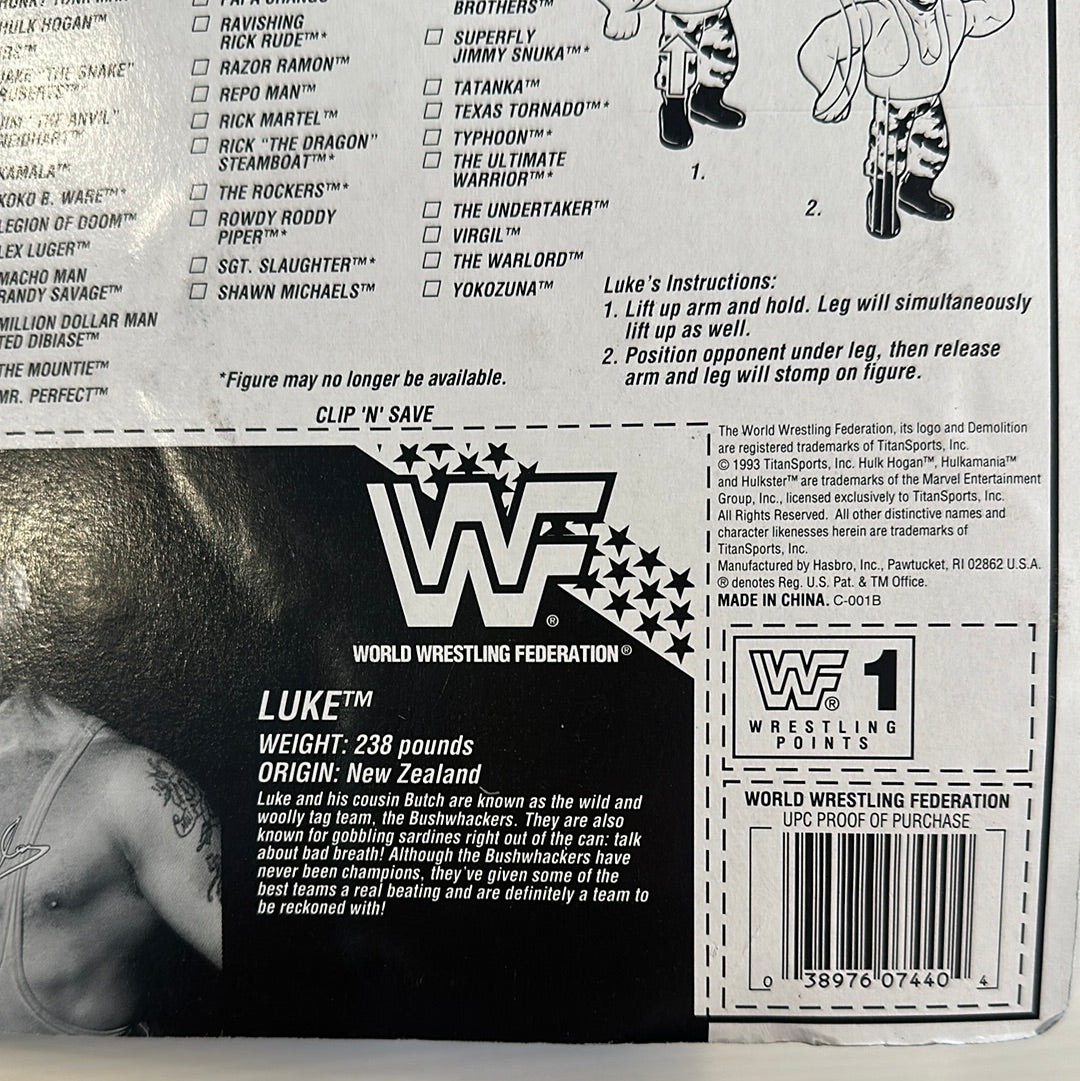 Luke the Bushwhacker Series 10 WWF Hasbro