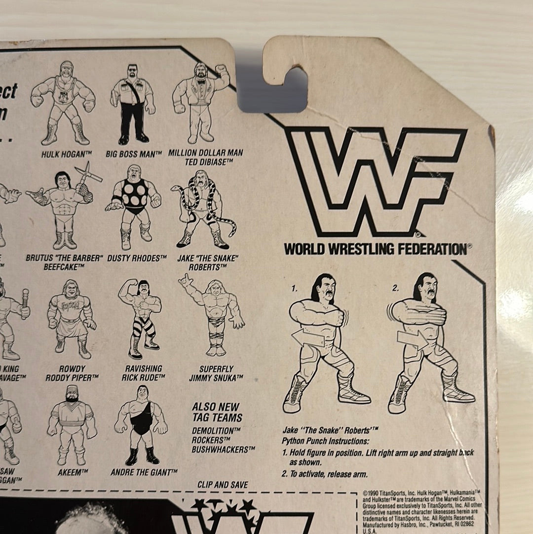 Jake the Snake Roberts Series 1 WWF Hasbro