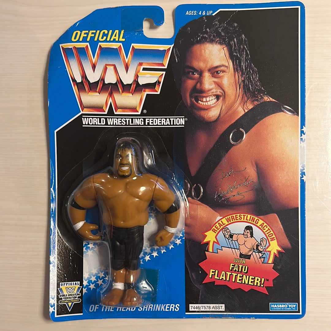 Fatu the Headshrinker Series 10 WWF Hasbro