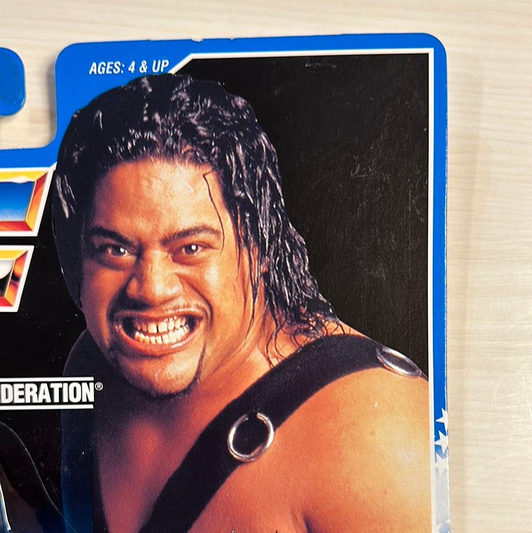 Fatu the Headshrinker Series 10 WWF Hasbro