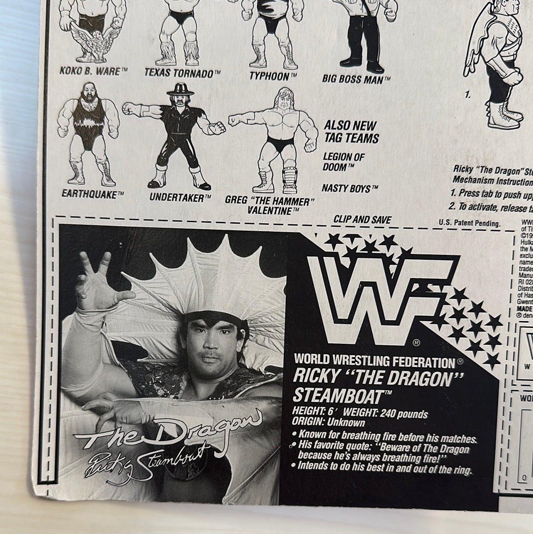 Ricky the Dragon Steamboat Series 4 WWF Hasbro