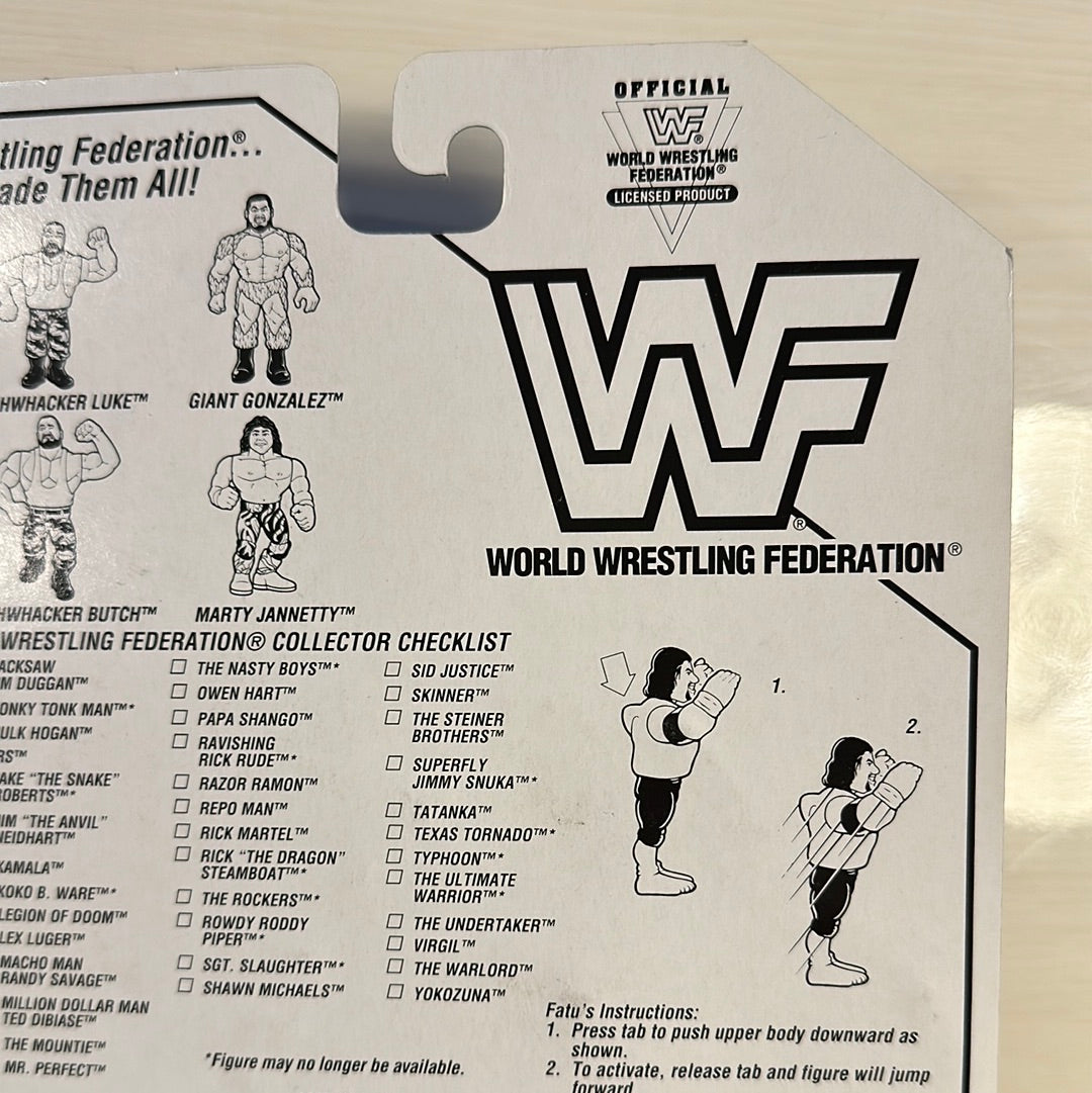 Fatu the Headshrinker Series 10 WWF Hasbro