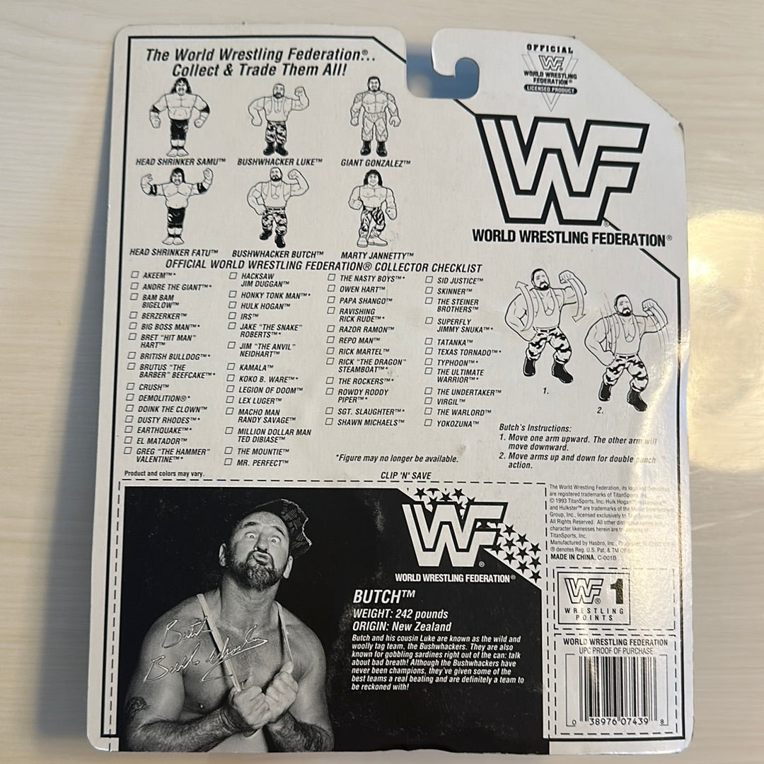 Butch the Bushwhacker WWF Hasbro