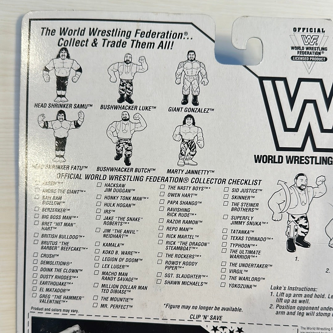 Luke the Bushwhacker Series 10 WWF Hasbro