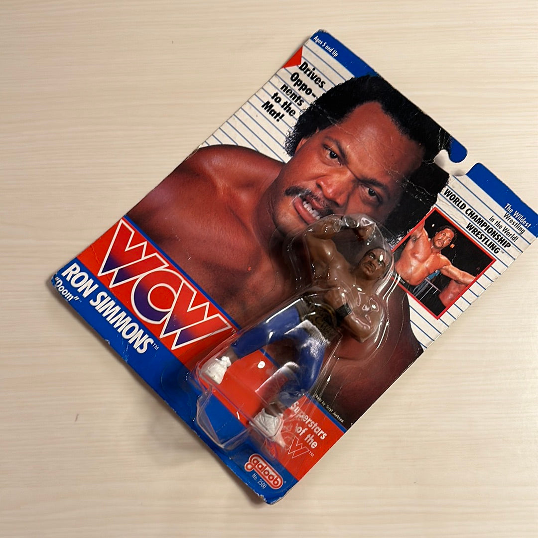 Ron Simmons WCW Galoob UK Exclusive White Stripe
