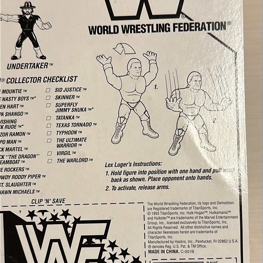 Lex Luger Series 8 WWF Hasbro