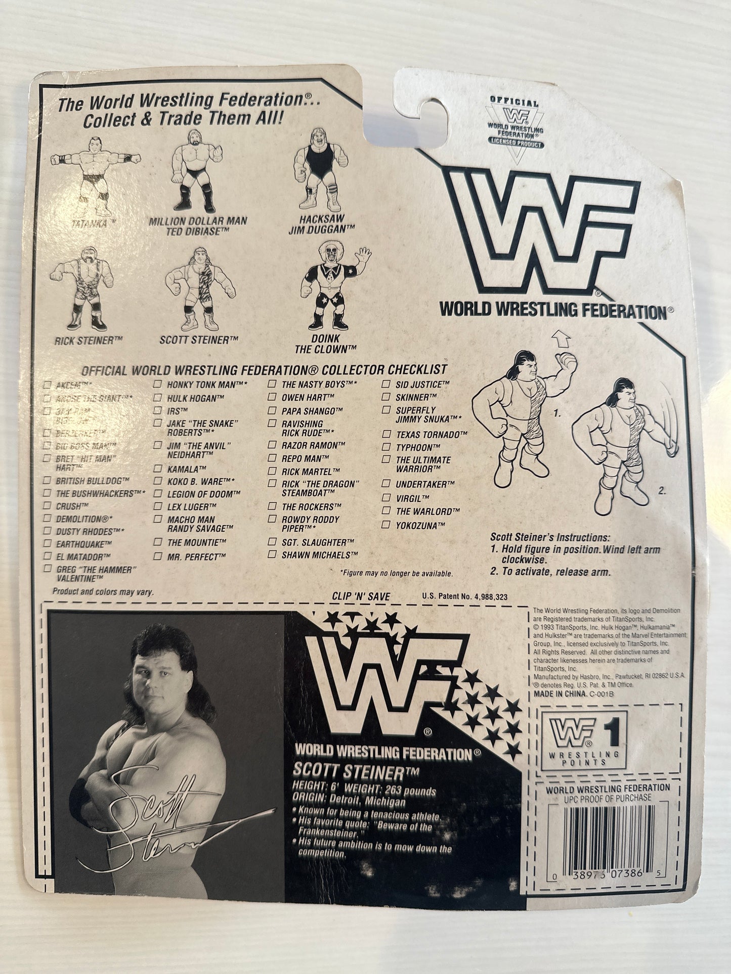 Scott Steiner Series 9 WWF Hasbro