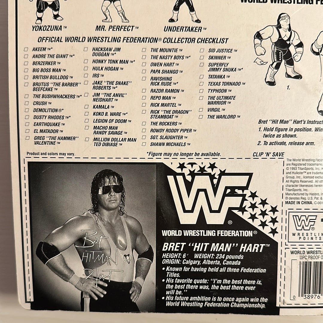 Bret the Hitman Hart Series 8 WWF Hasbro