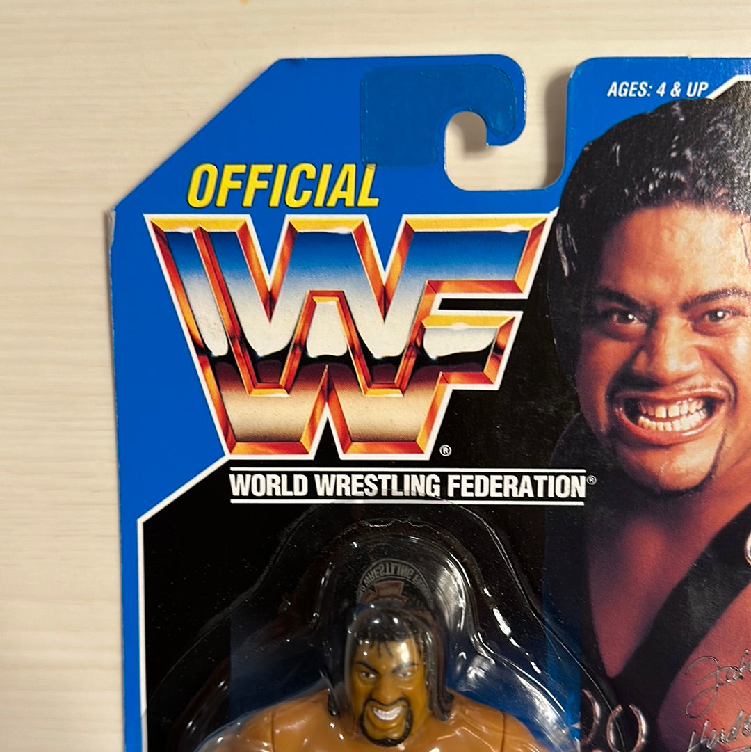 Fatu the Headshrinker Series 10 WWF Hasbro