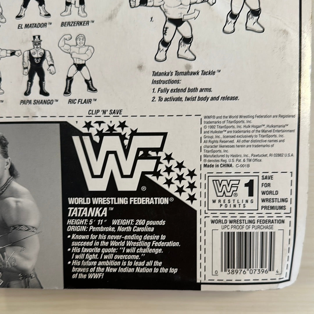 Tatanka Series 6 WWF Hasbro
