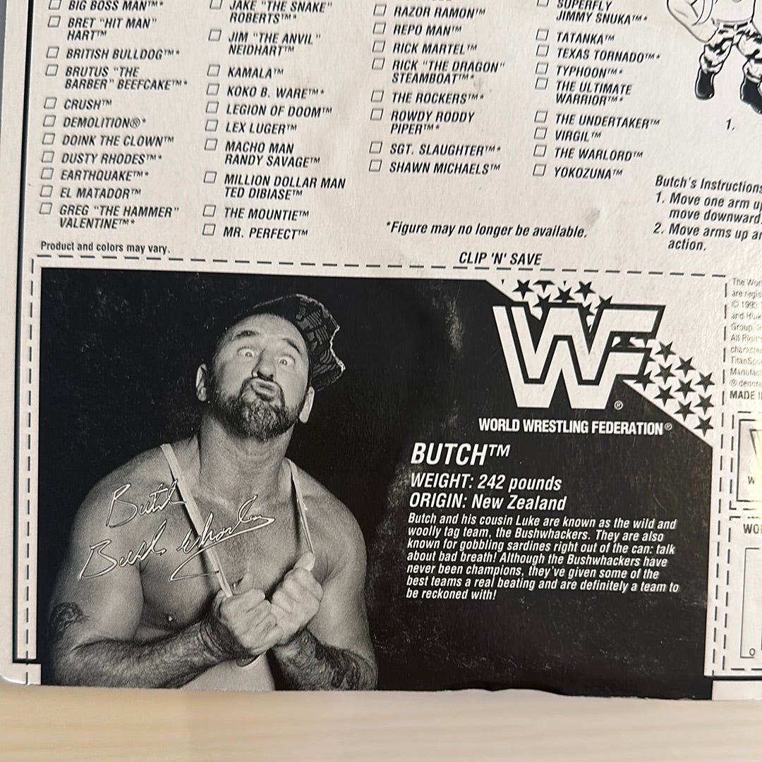 Butch the Bushwhacker WWF Hasbro