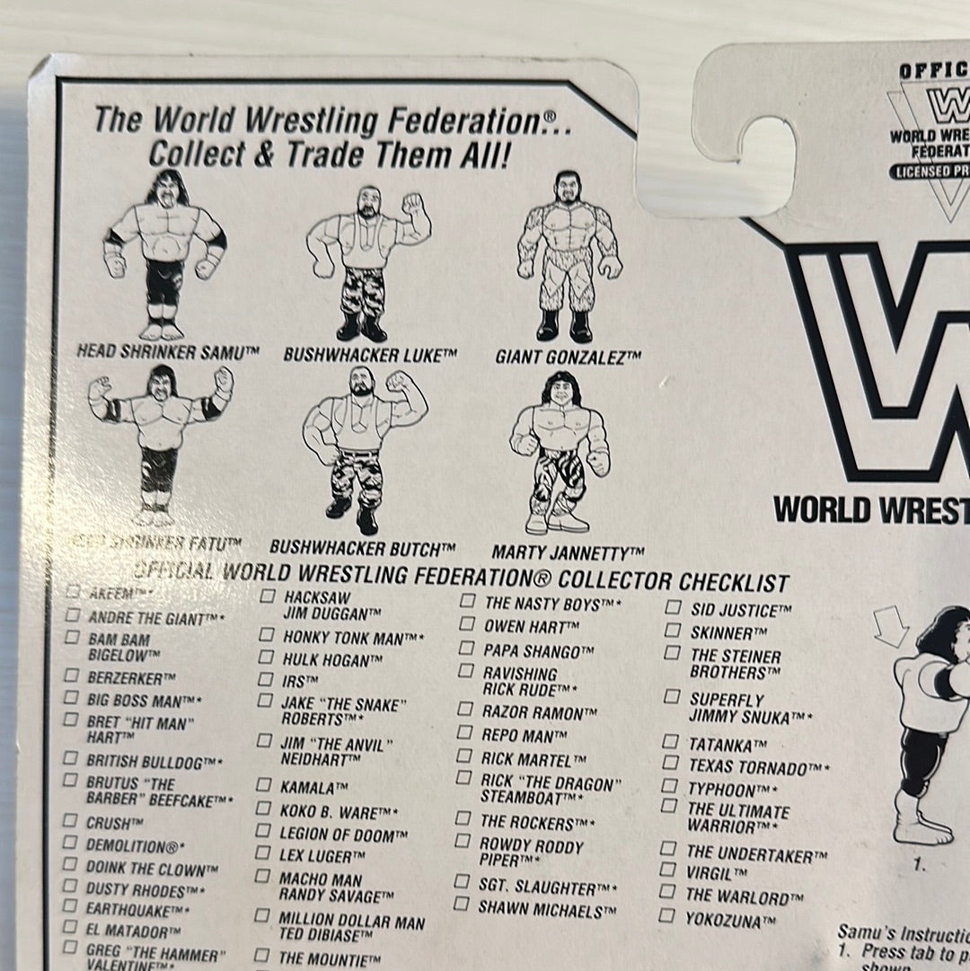 Samu the Headshrinker Series 10 WWF Hasbro