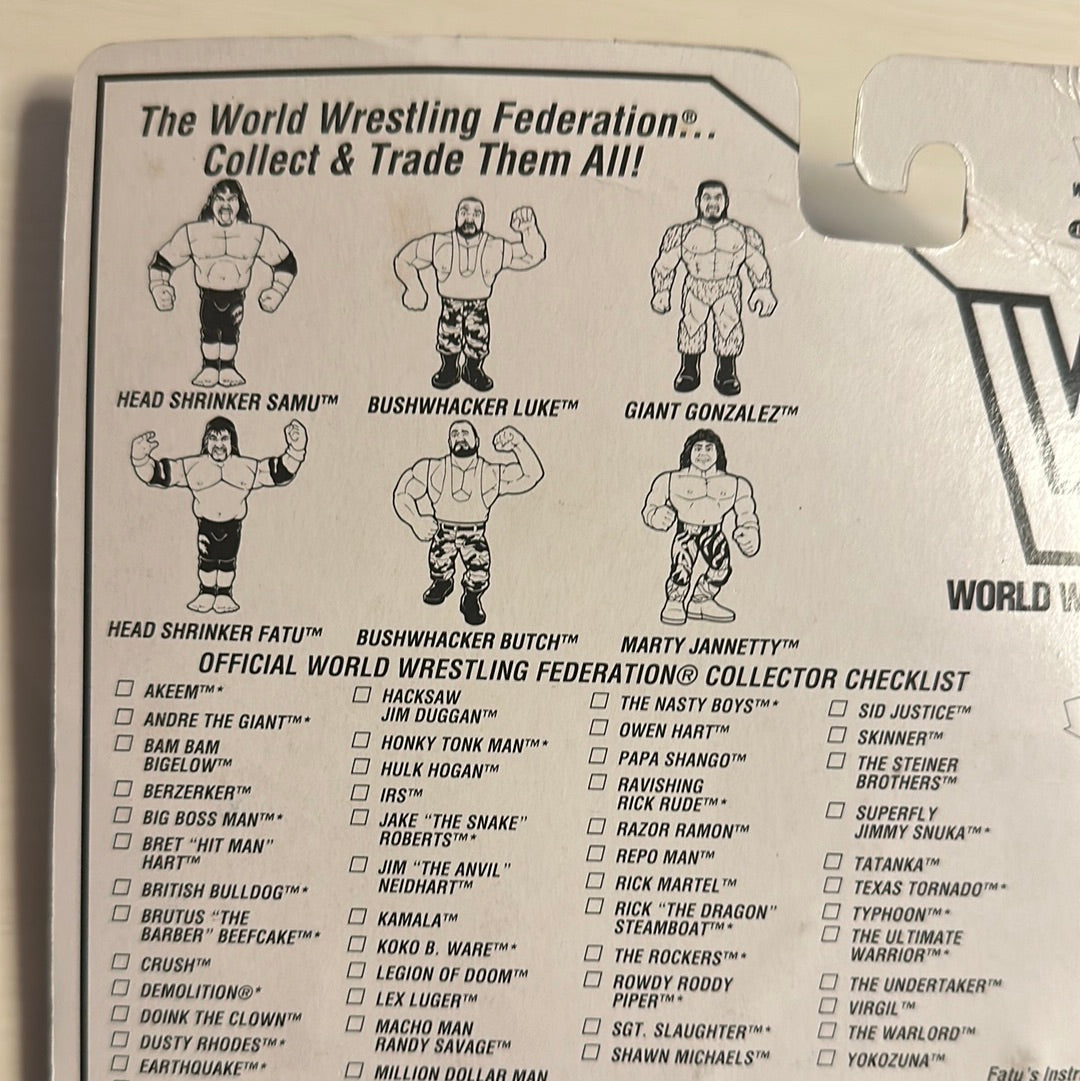 Fatu the Headshrinker Series 10 WWF Hasbro