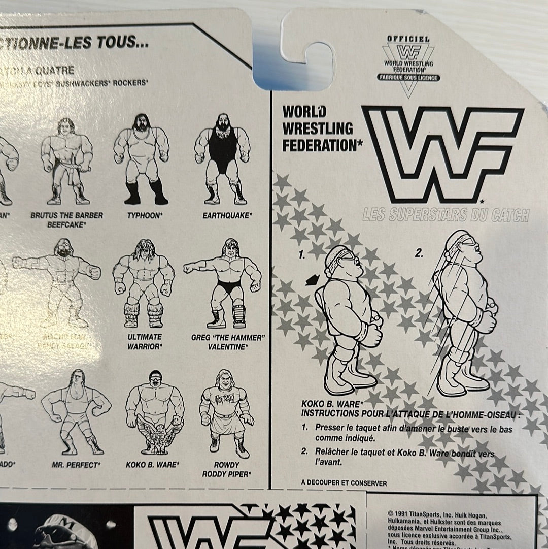 Koko B Ware Series 3 WWF Hasbro
