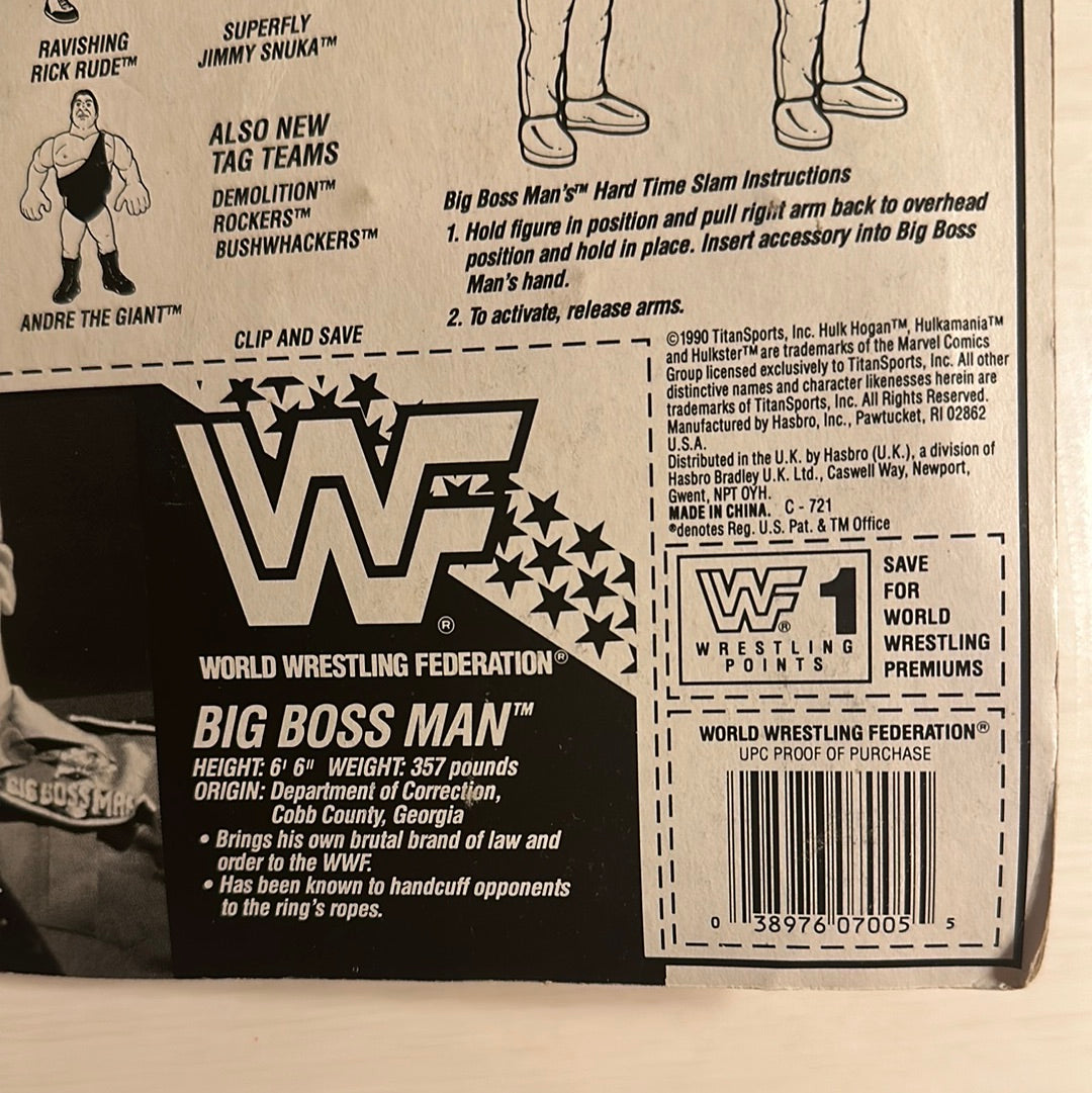 Big Boss Man Series 1 WWF Hasbro