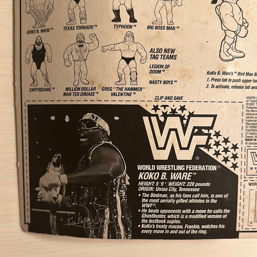 Koko B Ware Series 3 WWF Hasbro