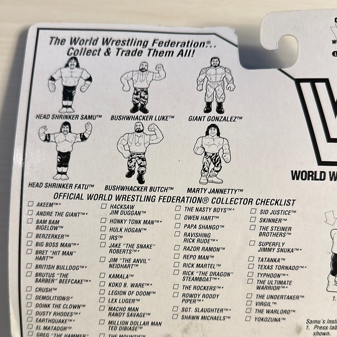 Samu the Headshrinker Series 10 WWF Hasbro