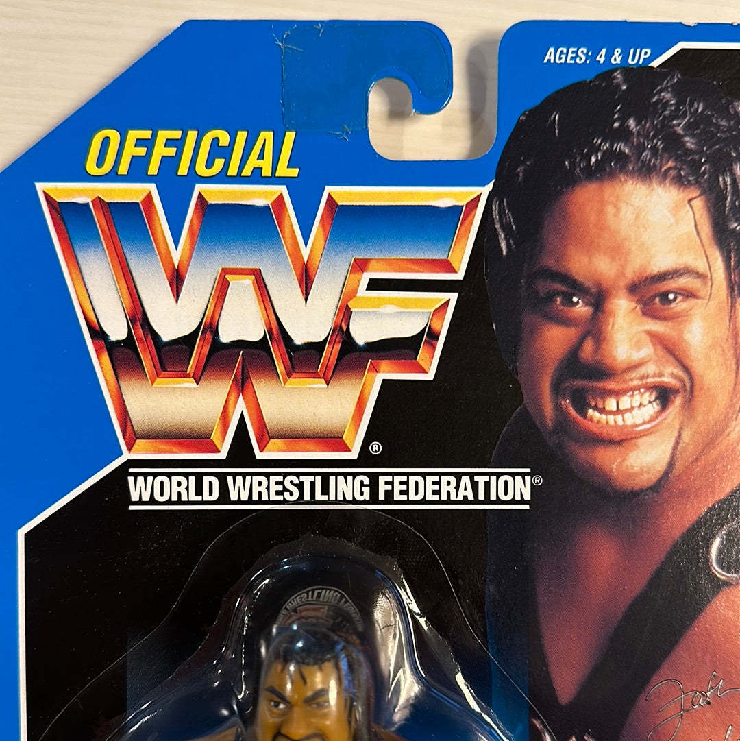 Fatu the Headshrinker Series 10 WWF Hasbro