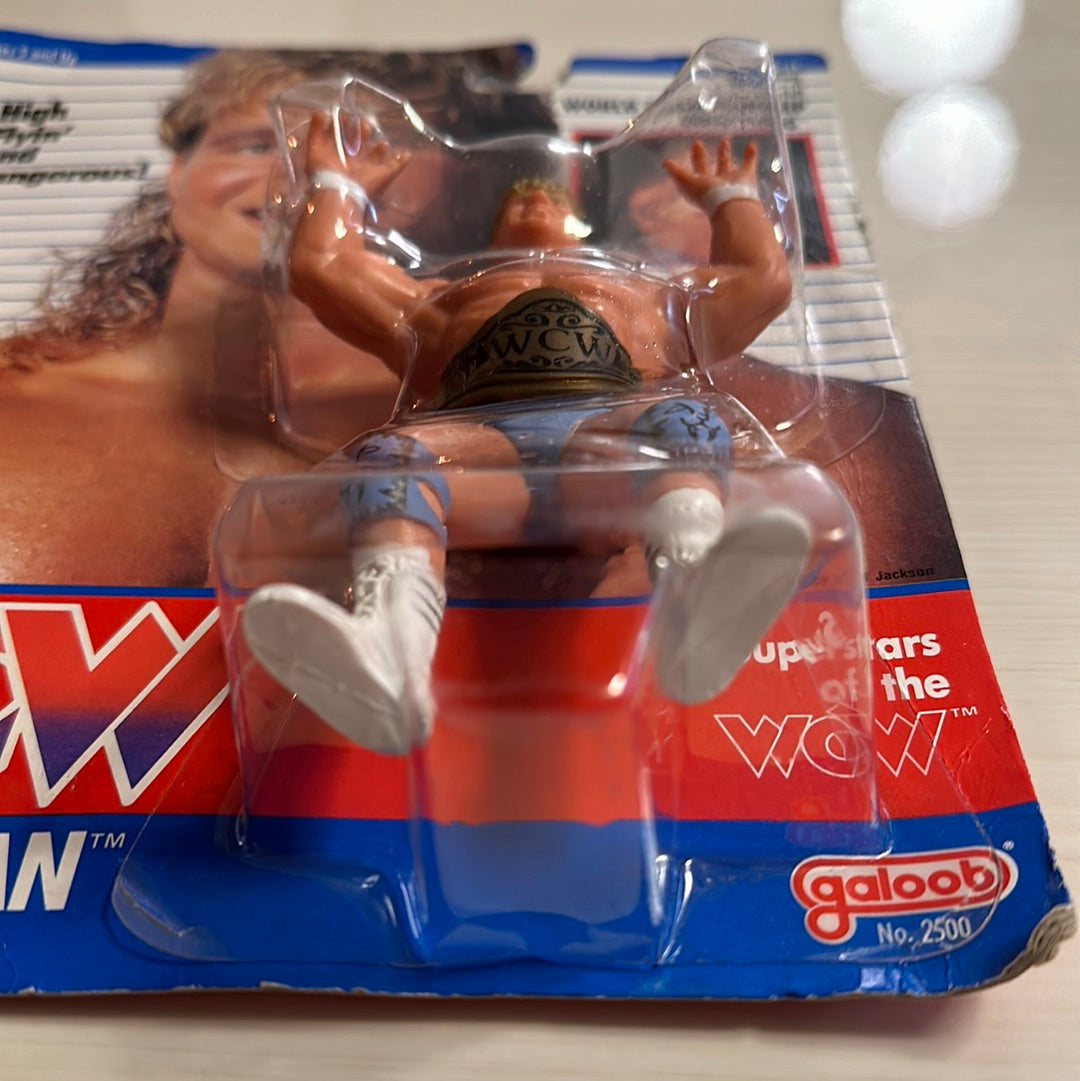 Brian Pillman WCW Galoob Blue Trunks UK Exclusive