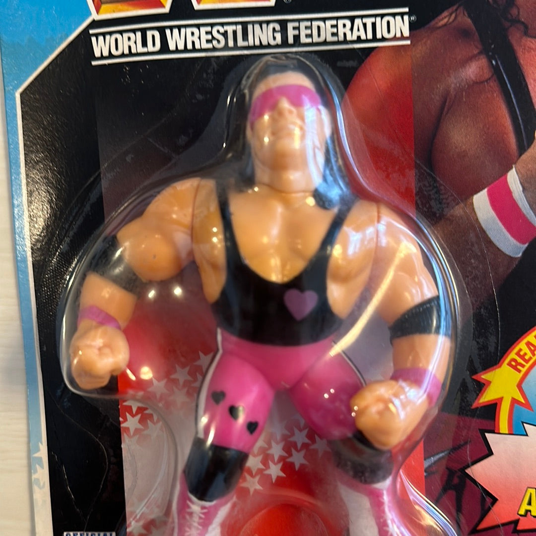 Bret the Hitman Hart Series 4 WWF Hasbro - Purple Heart