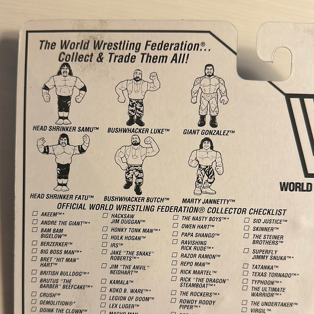 Fatu the Headshrinker Series 10 WWF Hasbro