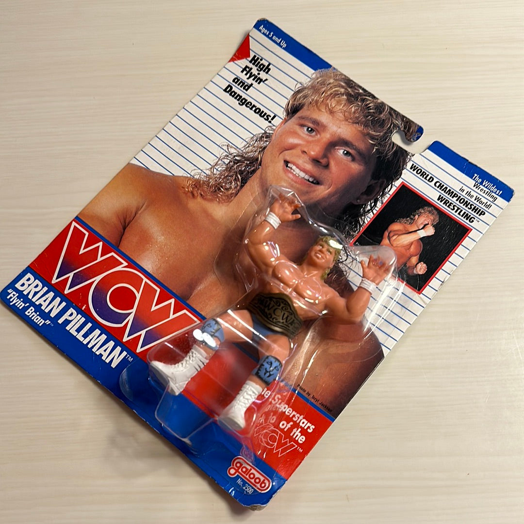 Brian Pillman WCW Galoob Blue Trunks UK Exclusive