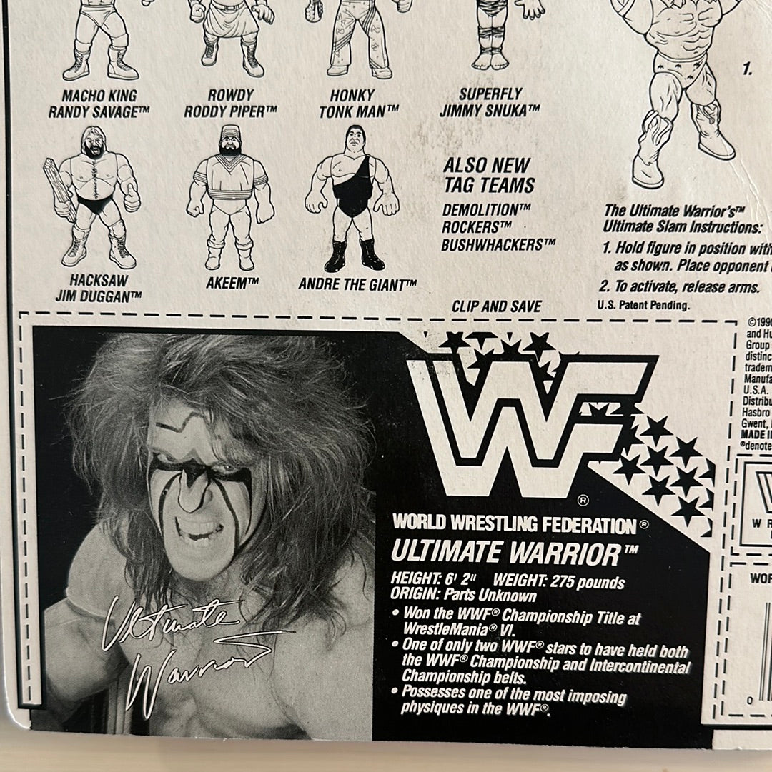 Ultimate Warrior Series 2 WWF Hasbro