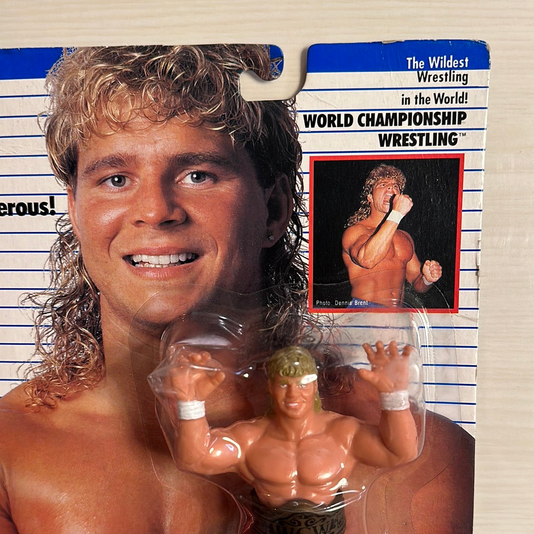 Brian Pillman WCW Galoob Blue Trunks UK Exclusive