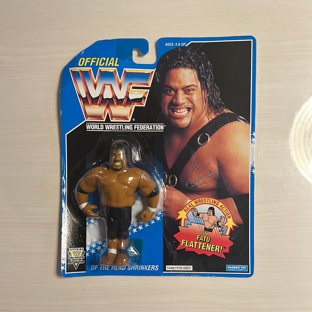 Fatu the Headshrinker Series 10 WWF Hasbro