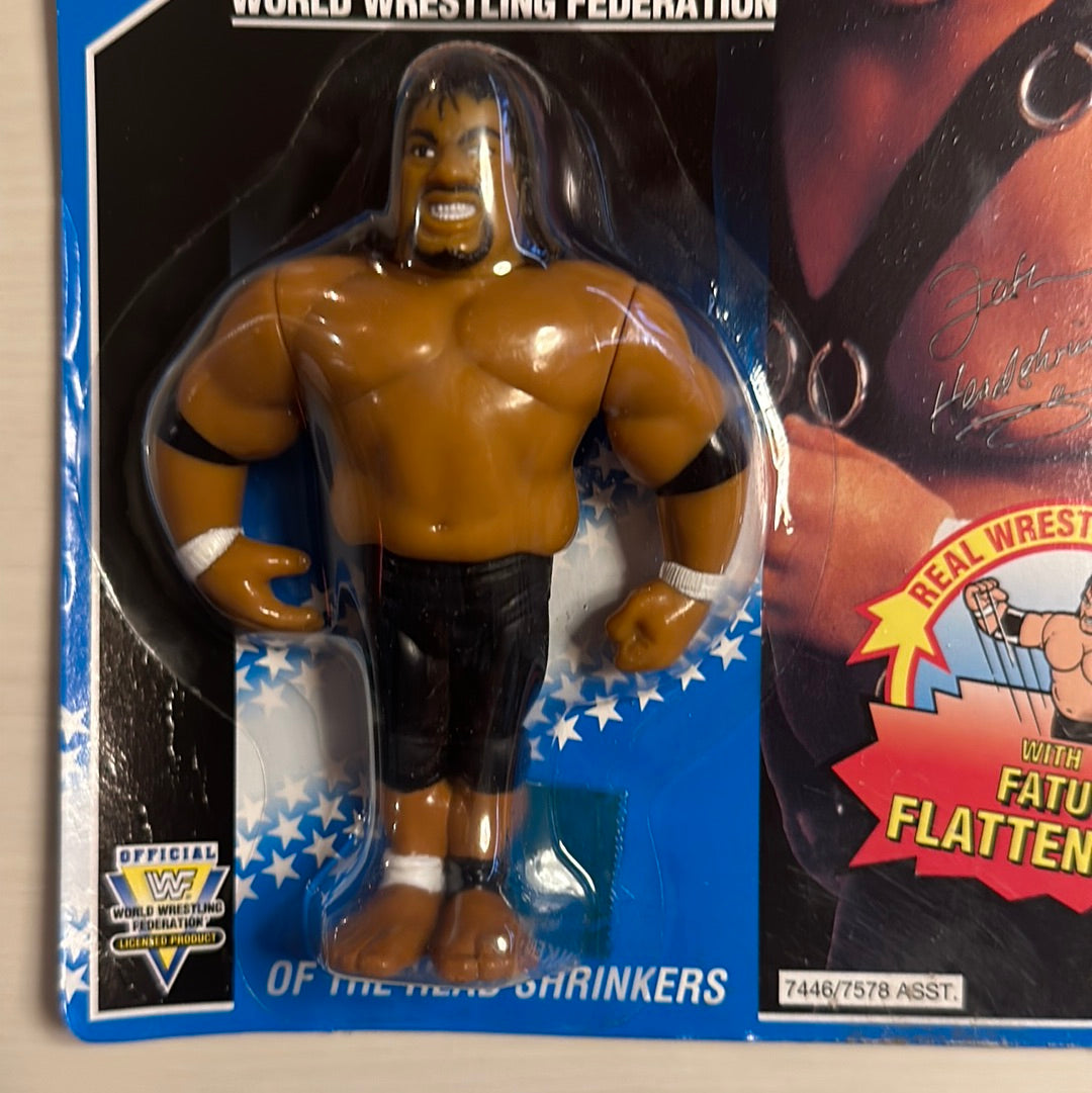 Fatu the Headshrinker Series 10 WWF Hasbro