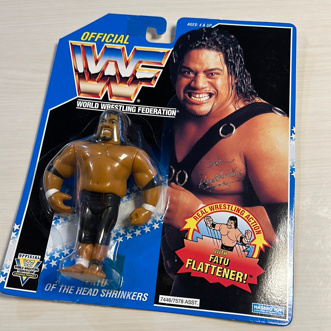 Fatu the Headshrinker Series 10 WWF Hasbro