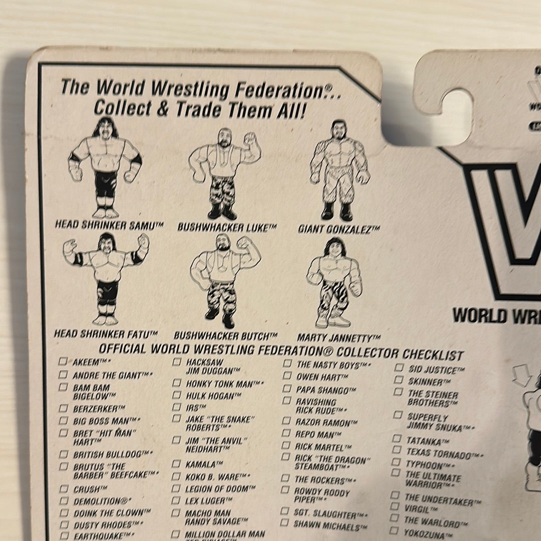 Fatu the Headshrinker Series 10 WWF Hasbro