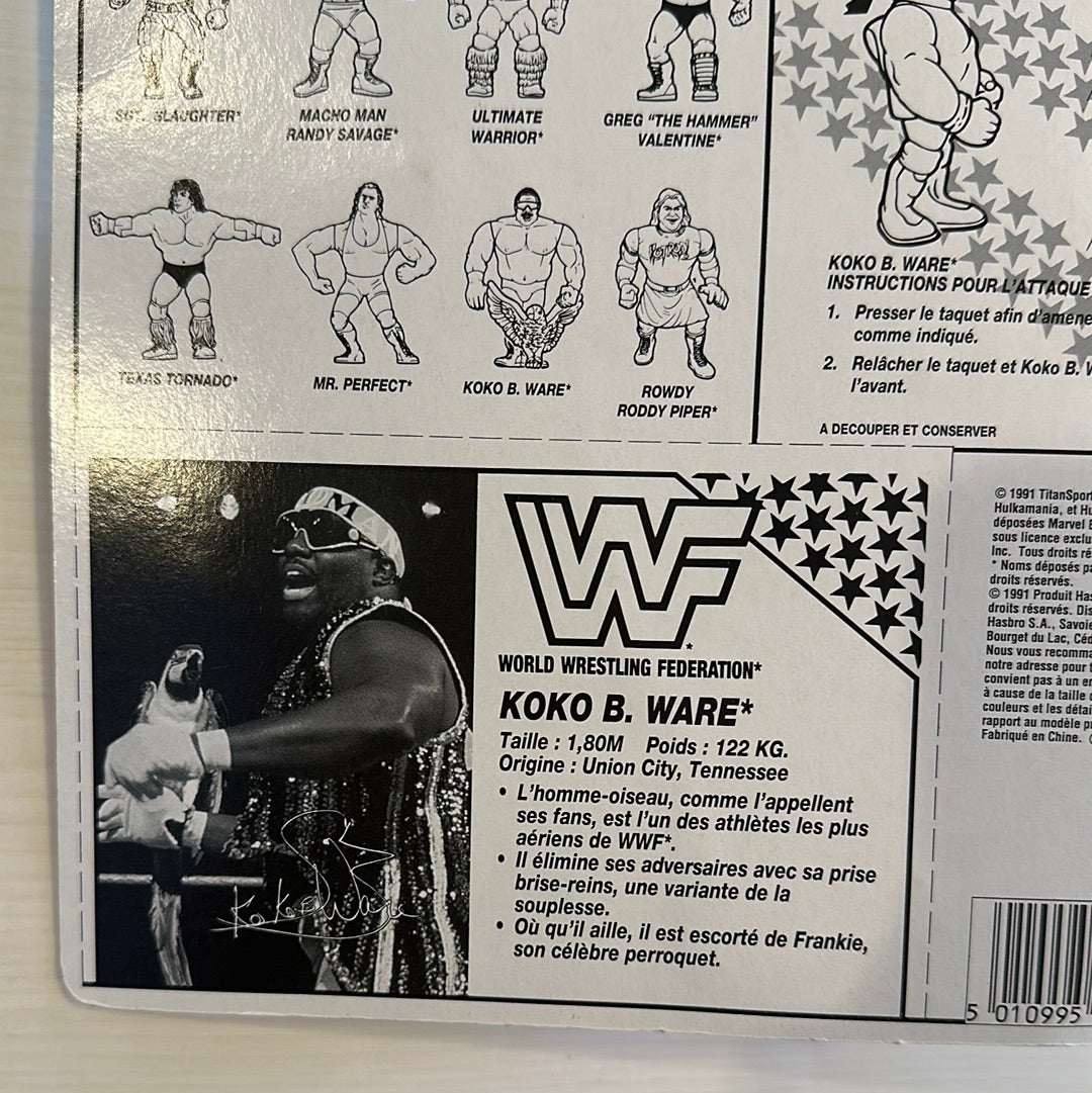 Koko B Ware Series 3 WWF Hasbro