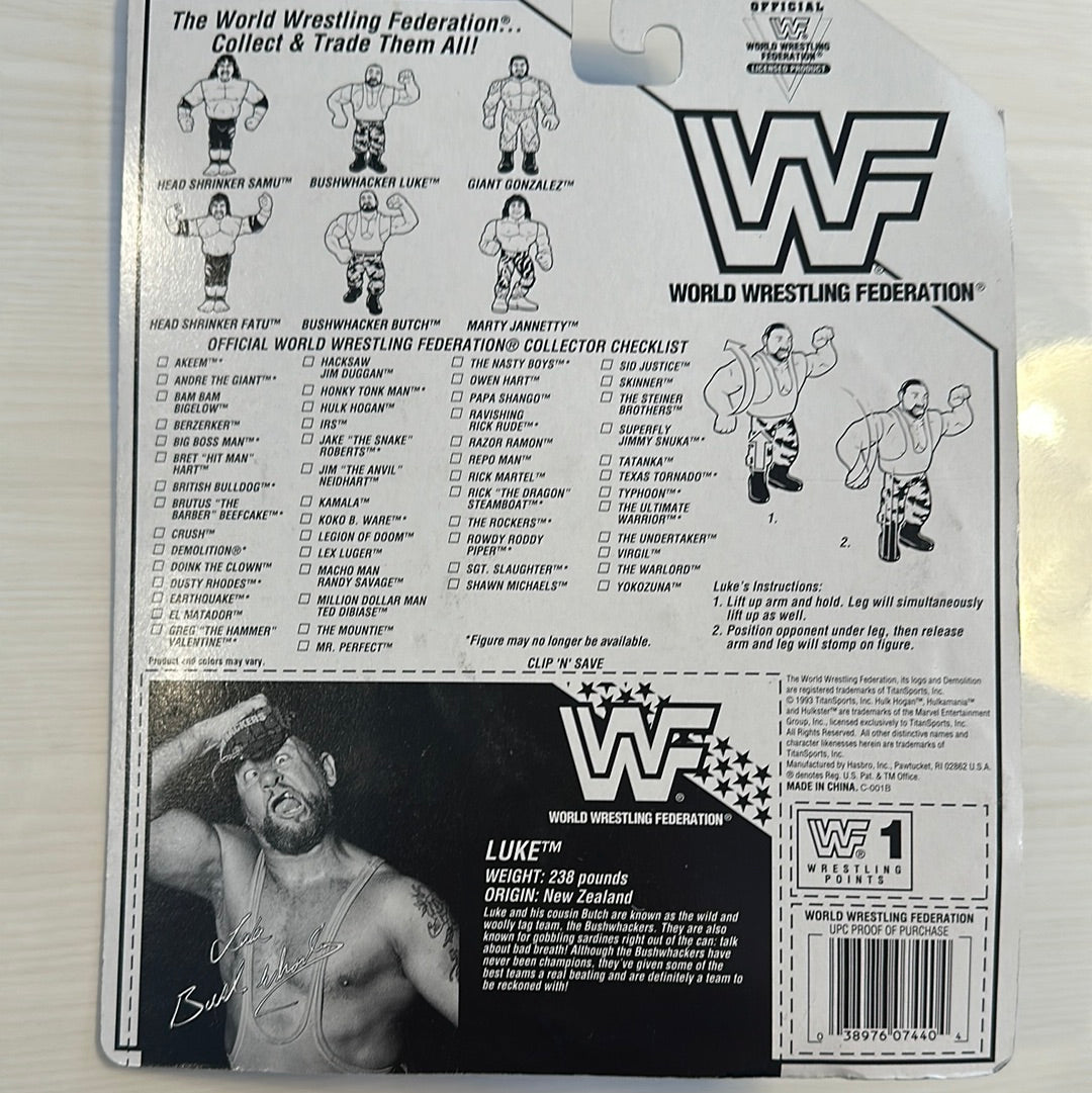 Luke the Bushwhacker Series 10 WWF Hasbro