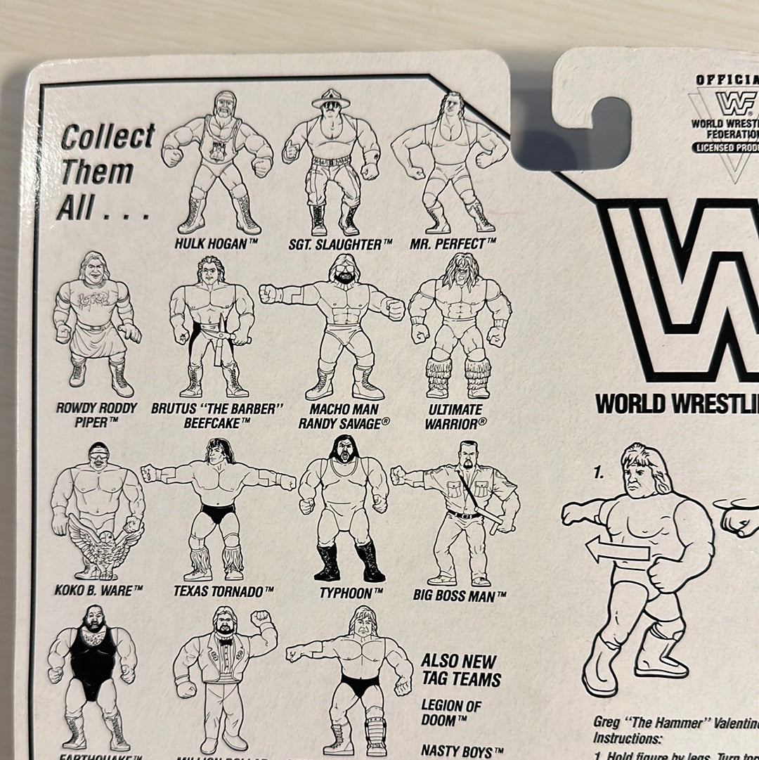 Greg the Hammer Valentine Series 3 WWF Hasbro