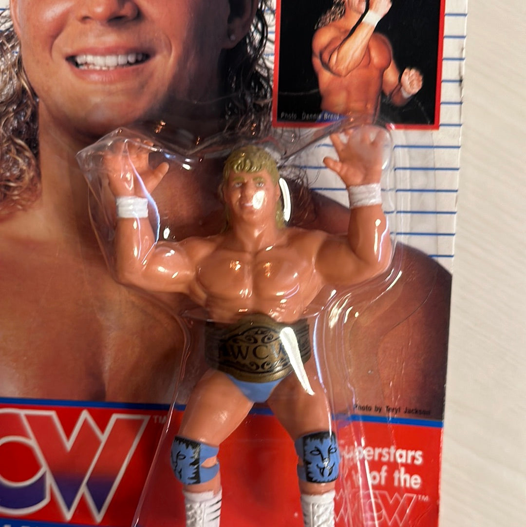 Brian Pillman WCW Galoob Blue Trunks UK Exclusive