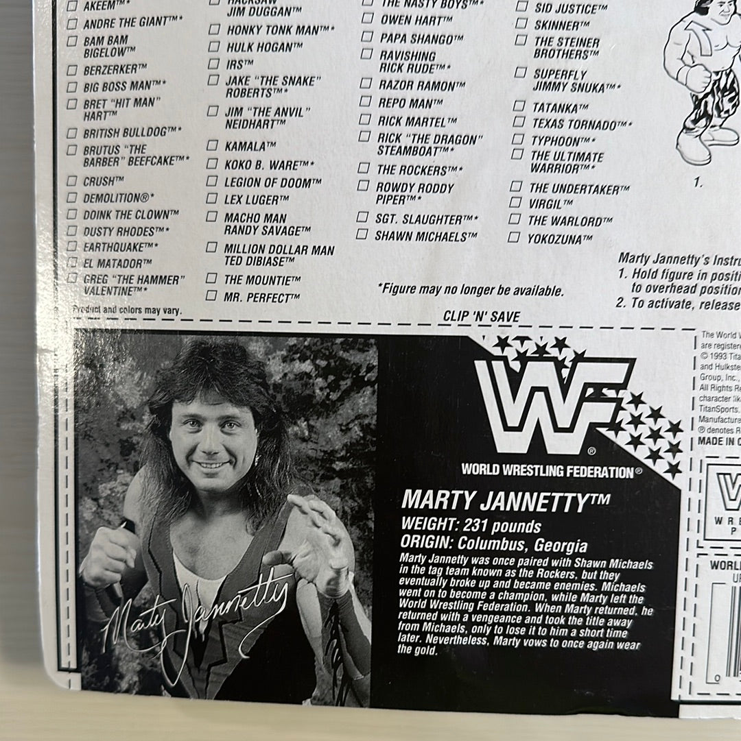 Marty Jannetty Series 10 WWF Hasbro