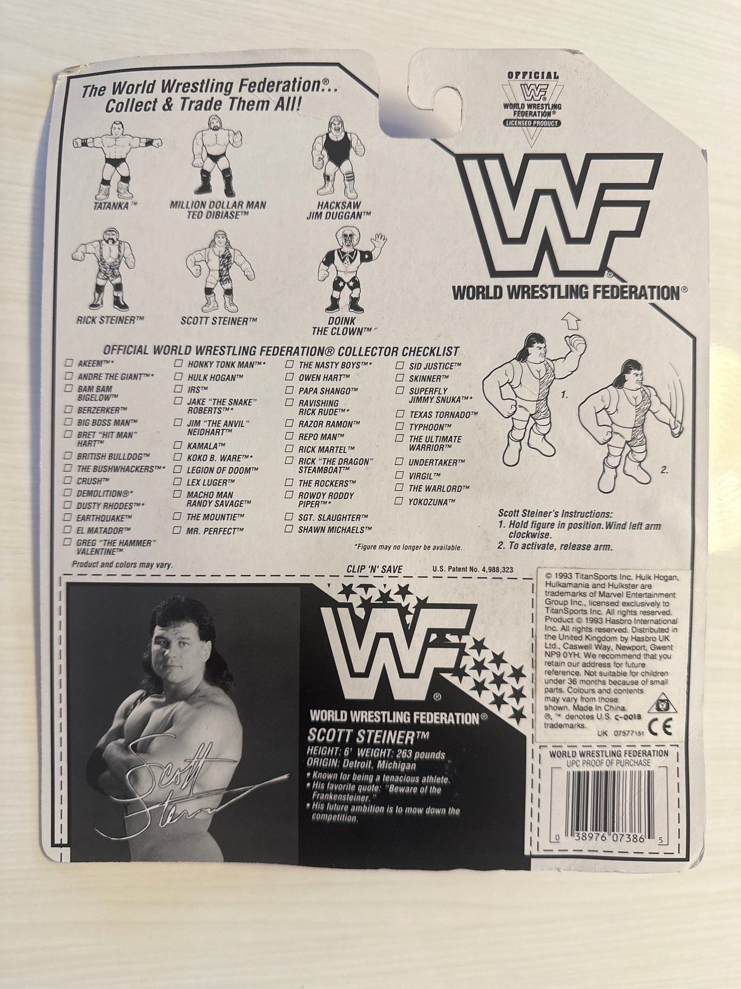 Scott Steiner Series 9 WWF Hasbro
