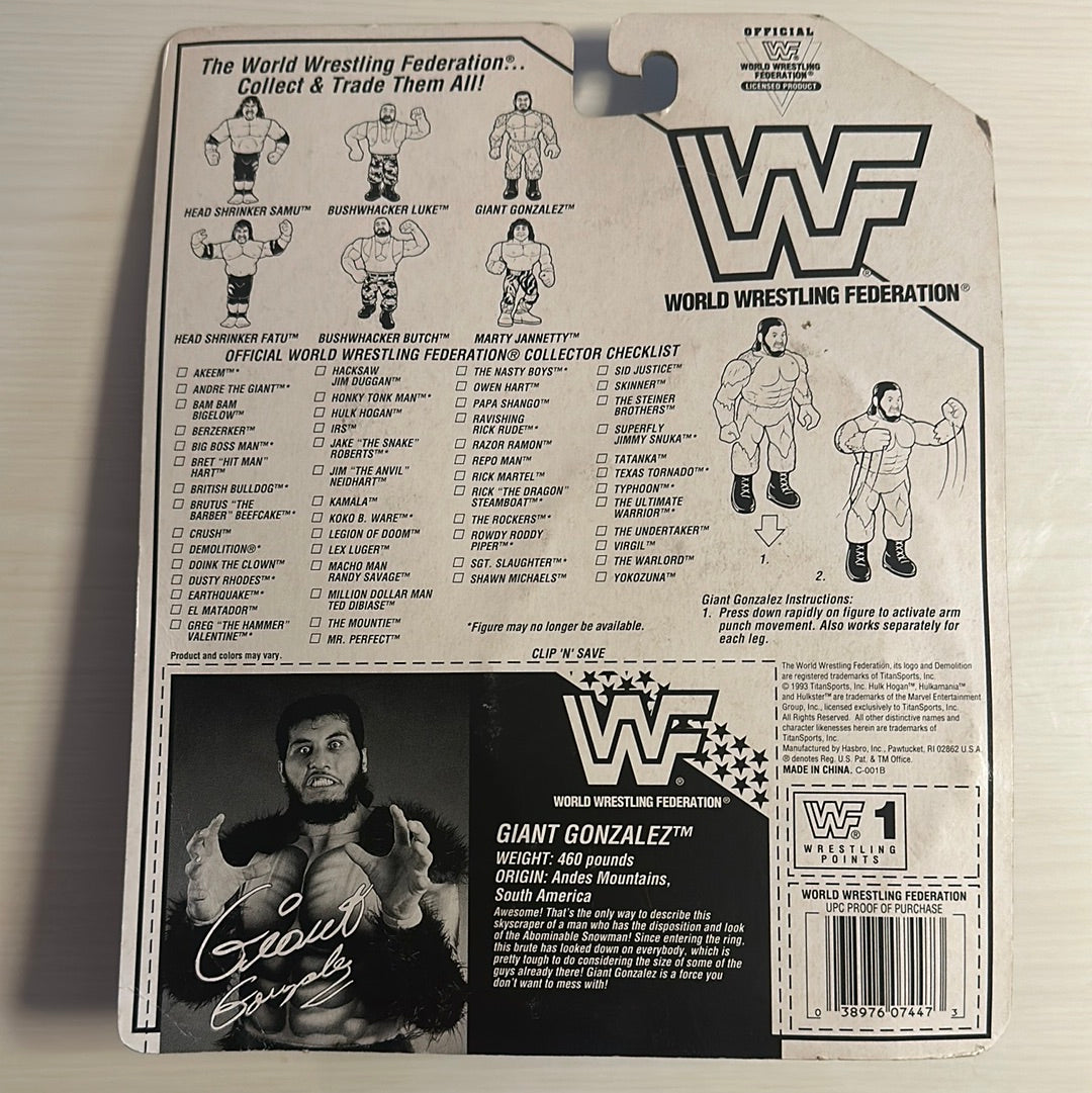 Giant Gonzalez Series 10 WWF Hasbro
